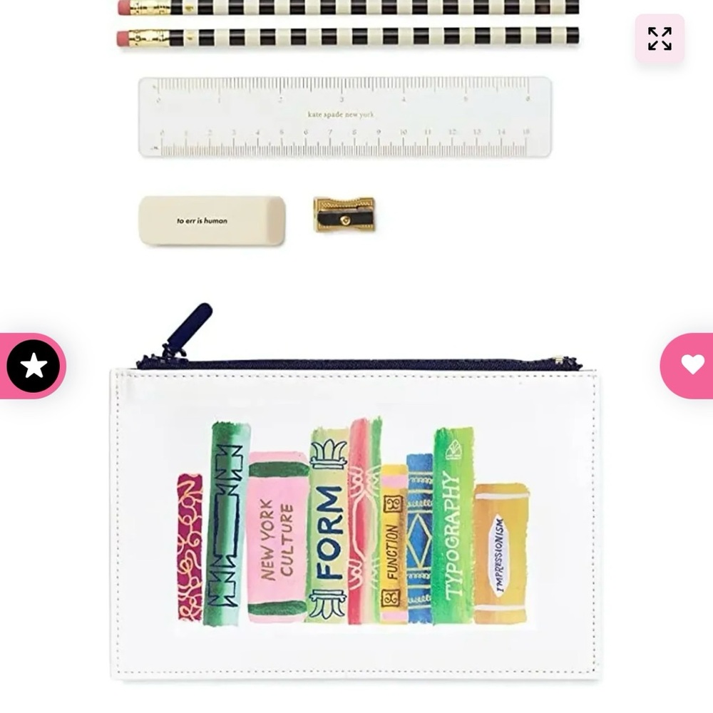 Leather Kate Spade Pencil Pouch